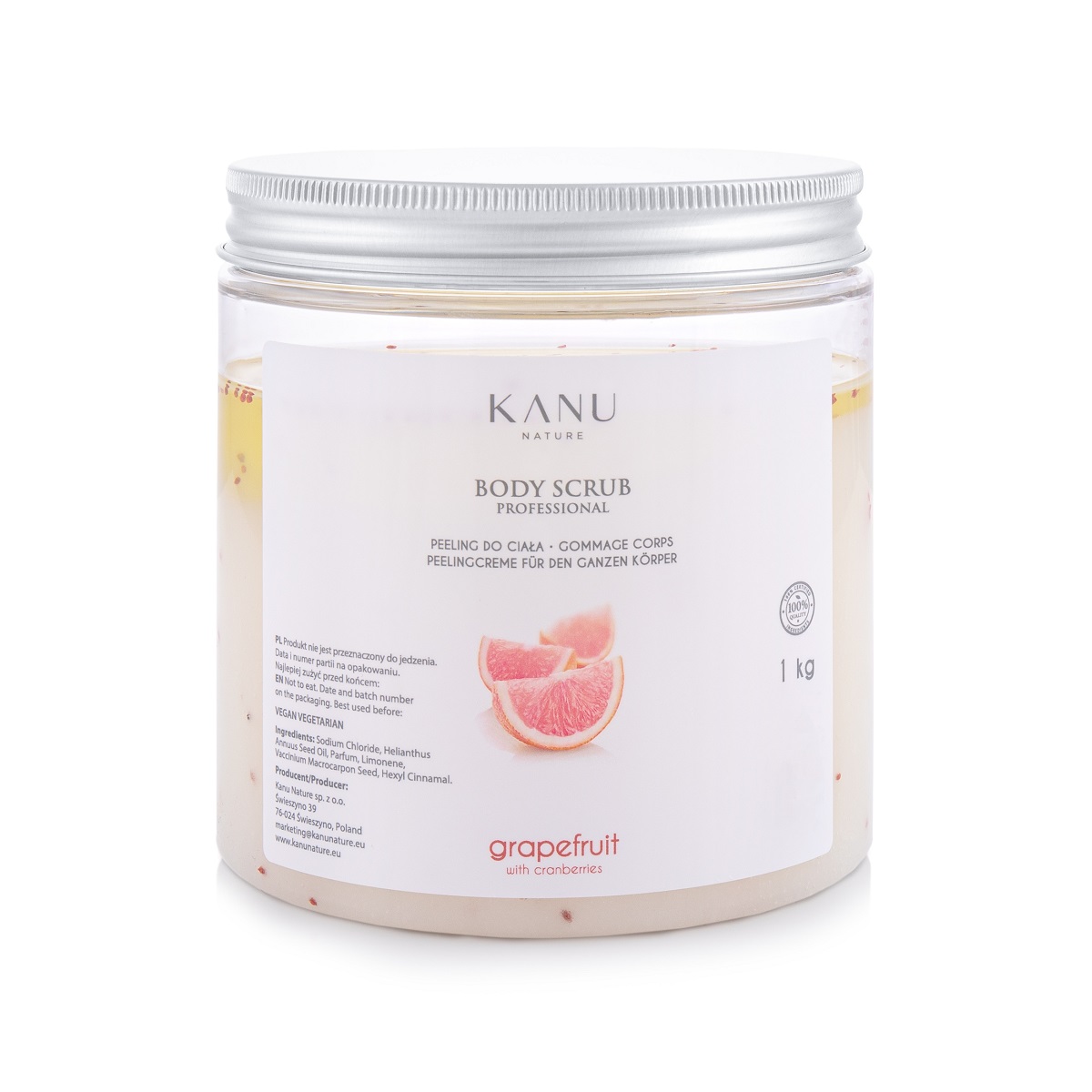 Kanu Nature peeling grejpfrut body scrub grapefruit
