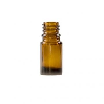 Sticlă brună 5 ml cu dop și picurător
