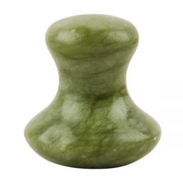 Accesoriu pentru masaj terapeutic Ciuperca GuaSha Jad Verde