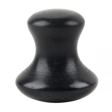 Accesoriu pentru masaj terapeutic Ciuperca GuaSha Serpentine Neagra