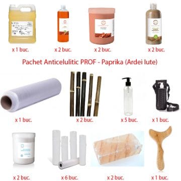 Pachet Anticelulitic PROF - Paprika (Ardei Iute)