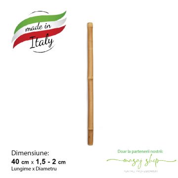 bat din bambus pentru masaj italia 40cm 1 5 2cm grosime natur masajshop happy tour yamuna romania kanu romania 1