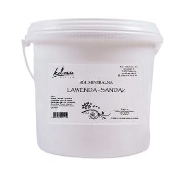 Sare de baie minerală cu Lavanda & Lemn Santal - 6 kg - Kanu Nature