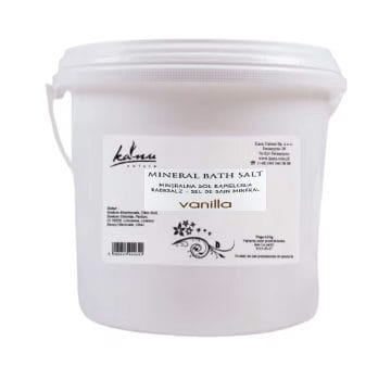 Sare de baie minerală cu Vanilie - 6 kg - Kanu Nature