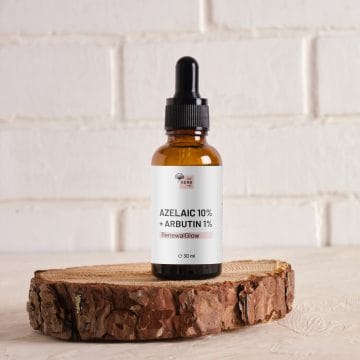 Ser cu acid Azelaic 10% Arbutină 1% si extract de Ginco biloba