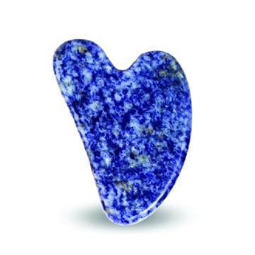 Accesoriu pentru masaj terapeutic GuaSha Blue Sodalit + Husa