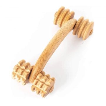 Masaj portabil din lemn - rolă de masaj pentru relaxare și eliberare a stresului