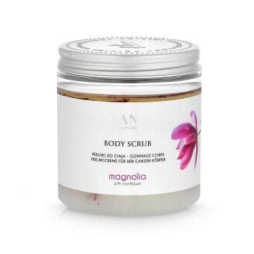Exfoliant corporal (sare) cu Magnolie și Floare de Colț - Kanu