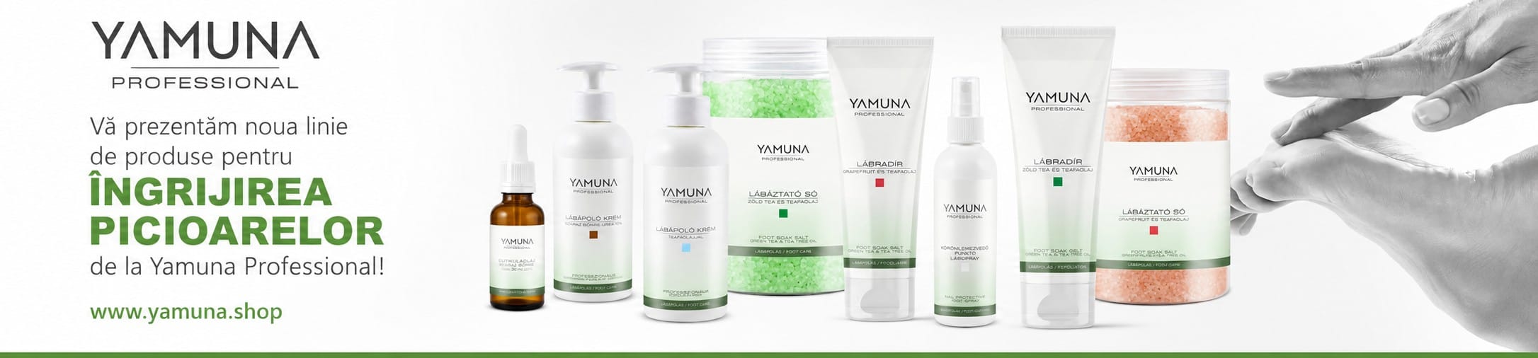 Yamuna 35 banner ingrijire picioare yamuna romania professional masajshop happytour
